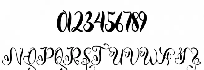 Unique Christmas Demo 字体 其它煤焦