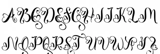 Unique Christmas Demo फ़ॉन्ट अपरकेस