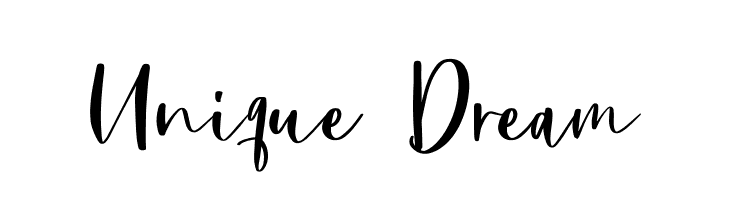 Unique Dream  नि: शुल्क फ़ॉन्ट्स डाउनलोड