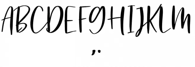 Unique Dream Font OTHER CHARS