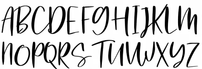 Unique Dream Schriftart Groß
