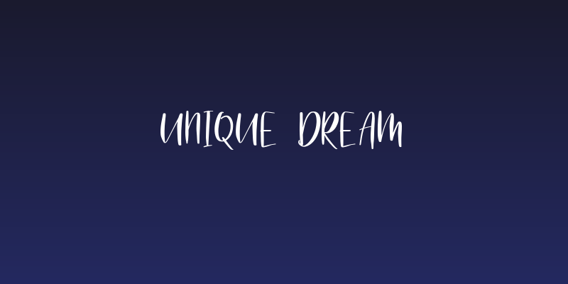 Unique Dream Social Header