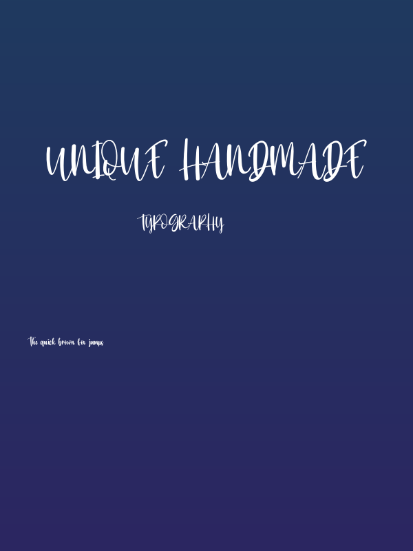 Unique Handmade Poster