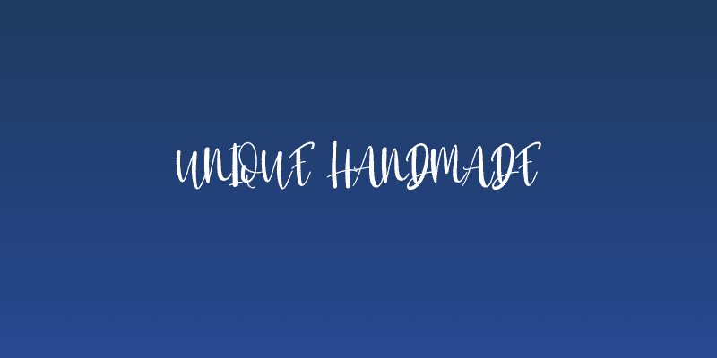 Unique Handmade Social Header
