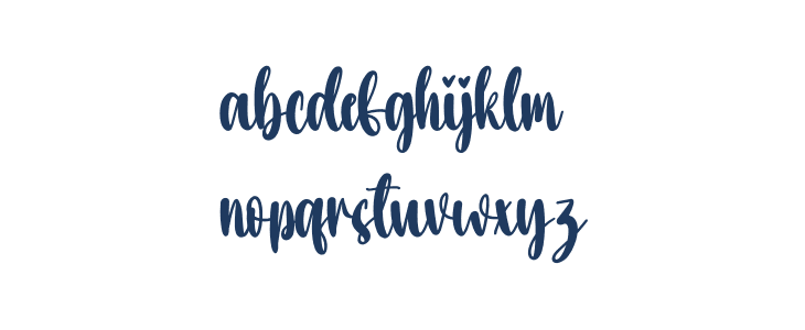 Unique Handmade Lowercase