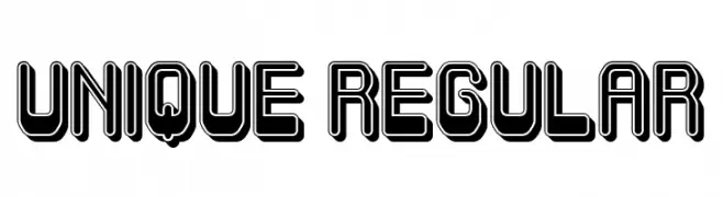Unique Regular  Frei Schriftart Herunterladen