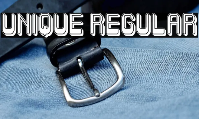 Unique Regular Example 3