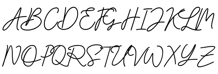 Unique Surfer Font UPPERCASE
