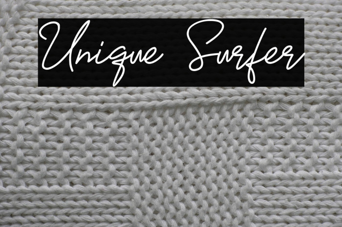 Unique Surfer Example 1