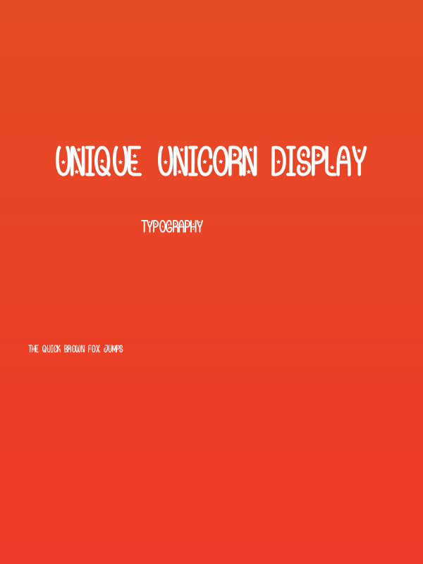 Unique Unicorn display Poster