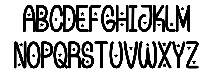Unique Unicorn display Font LOWERCASE