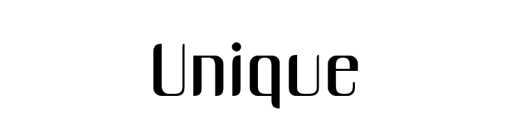 Unique  免费字体下载