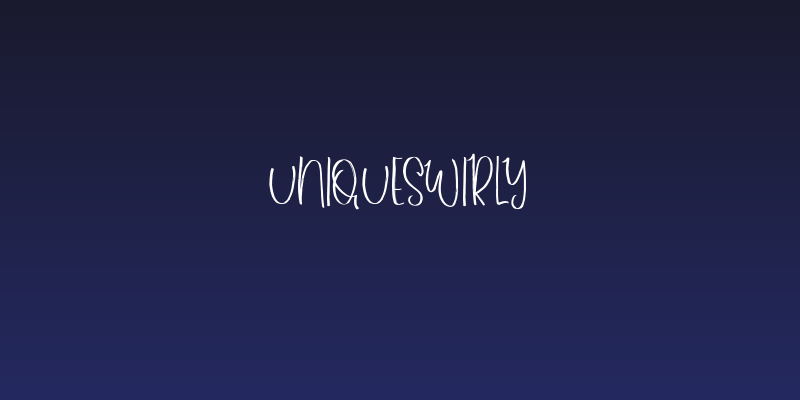 UniqueSwirly Social Header