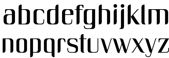 Unique Font LOWERCASE