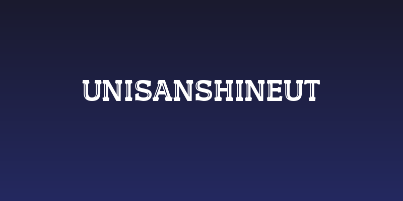 UnisanShineUT Social Header