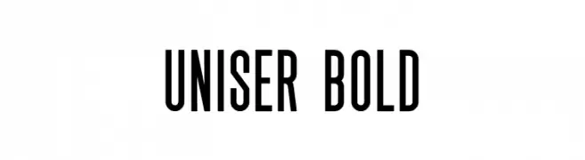 Uniser Bold  Frei Schriftart Herunterladen