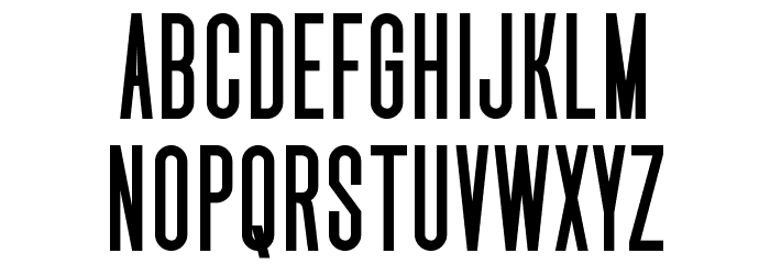 Uniser Bold Font LOWERCASE