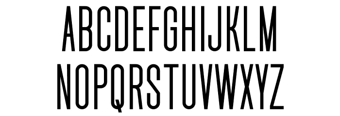 Uniser Font LOWERCASE
