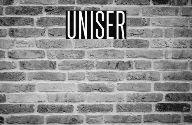 Uniser Font examples