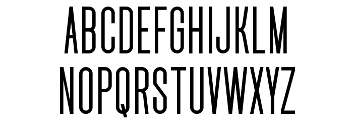 Uniser Font LOWERCASE