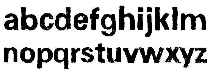 Unisketch Bold Caratteri MINUSCOLO