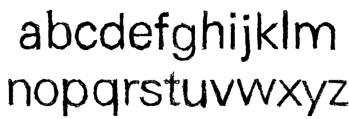 Unisketch-light_limited Light Font LOWERCASE