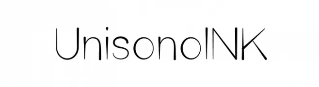 Unisono INK  Скачать бесплатные шрифты