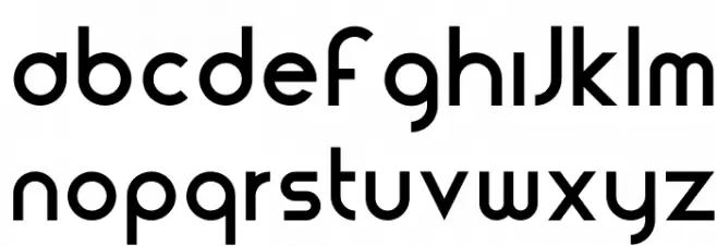Unisono Lowercase フォント 大文字