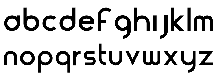 Unisono Lowercase Font LOWERCASE