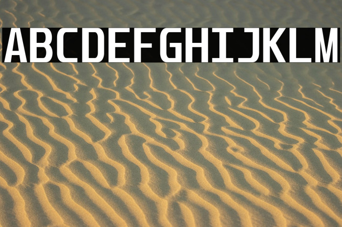 Unispace-Bold Example 2