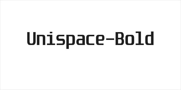 Unispace-Bold Logo
