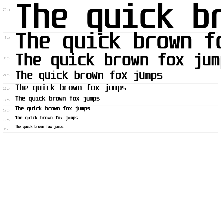 Unispace-Bold Waterfall