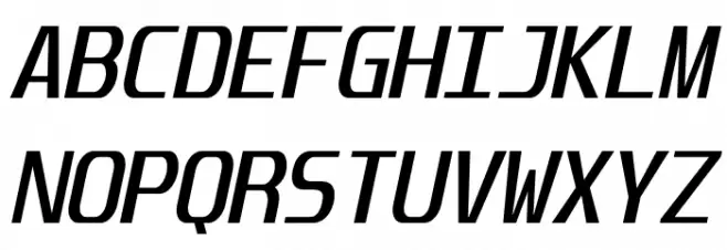 Unispace-Italic Шрифта ВЕРХНИЙ