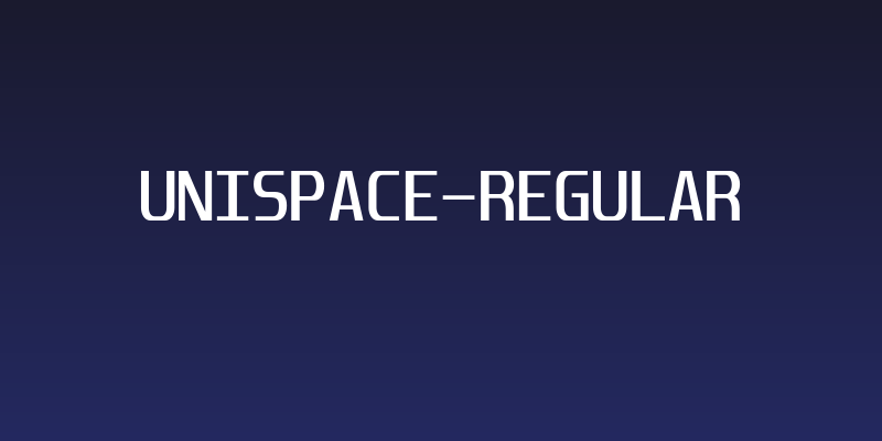 Unispace-Regular Social Header
