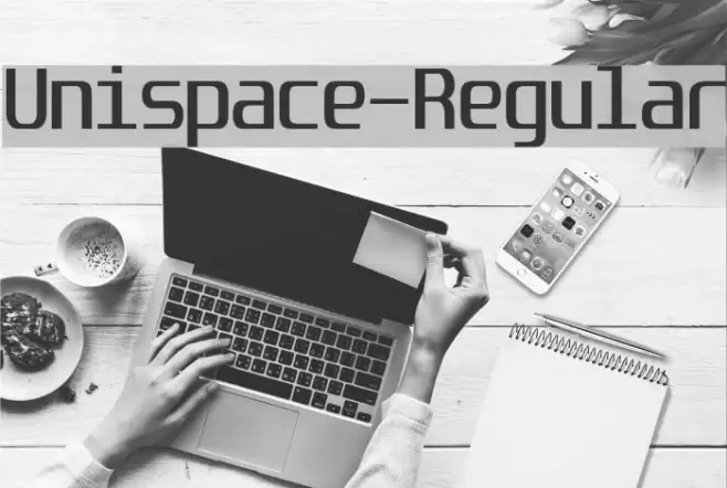 Unispace-Regular Font examples