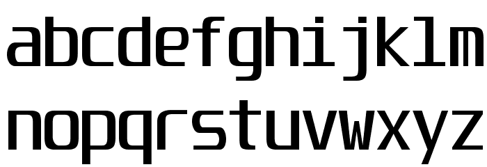 Unispace Font LOWERCASE