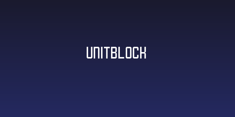 Unitblock Social Header