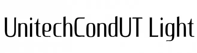 UnitechCondUT Light  Fuentes Gratis Descargar