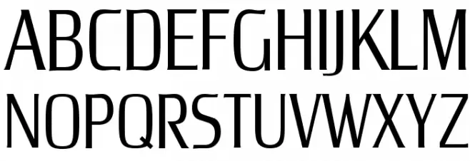 UnitechCondUT Light Schriftart Groß