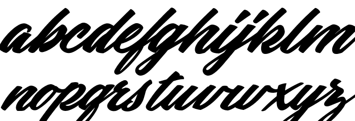 United Forces Personal Use Regular Font LOWERCASE