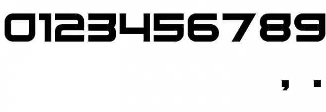 United Kingdom Font OTHER CHARS