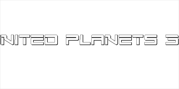 United Planets 3D Logo