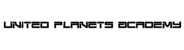 United Planets Academy Font