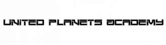 United Planets Academy  Frei Schriftart Herunterladen