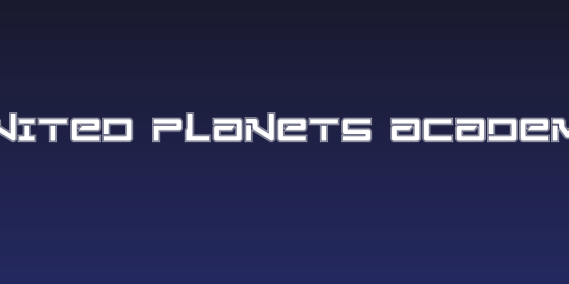United Planets Academy Social Header
