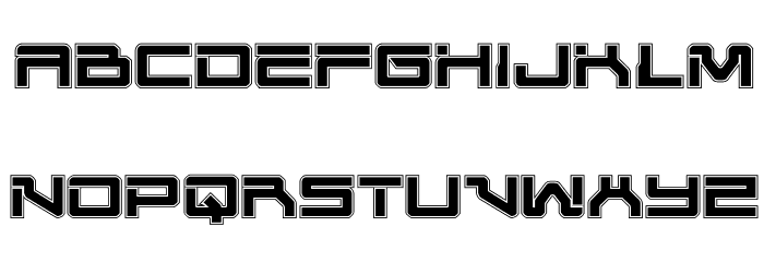 United Planets Academy Font LOWERCASE
