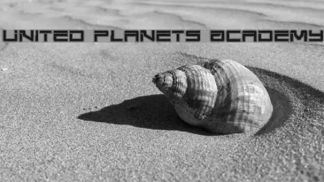 United Planets Academy Font examples