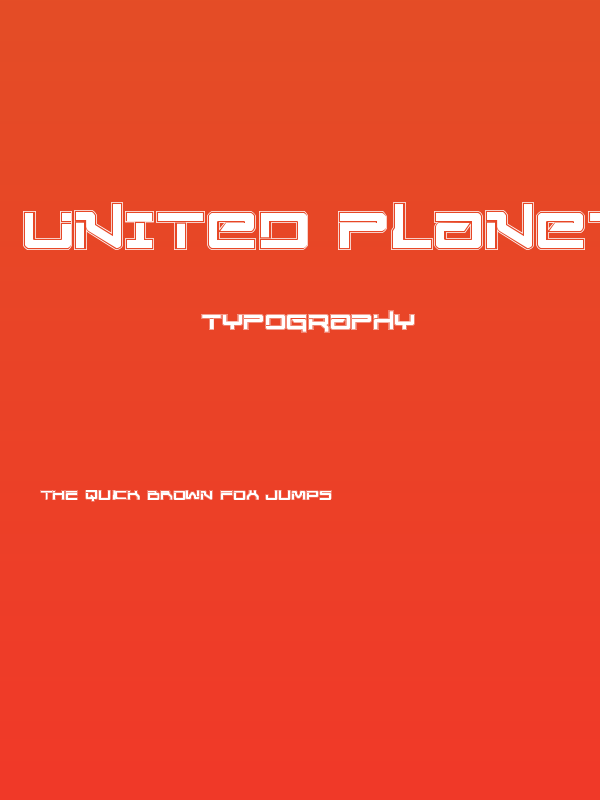 United Planets Academy Poster