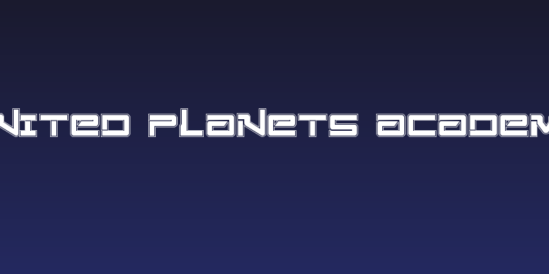 United Planets Academy Social Header