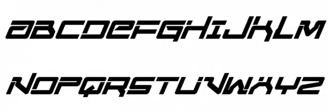 United Planets Bold Italic Шрифта ВЕРХНИЙ